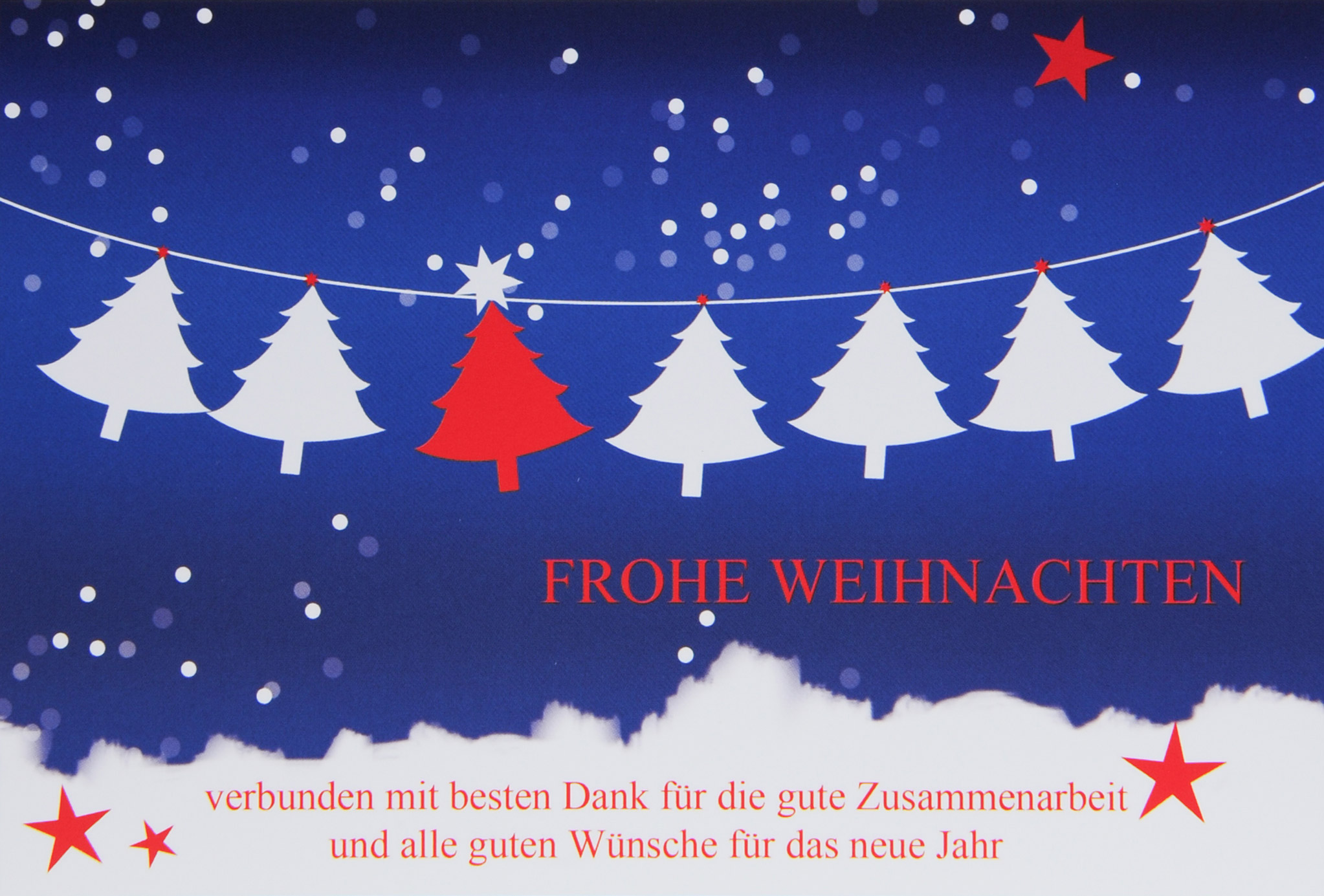 Weihnachtskarten geschäftlich bestellen, wenn das große Fest naht