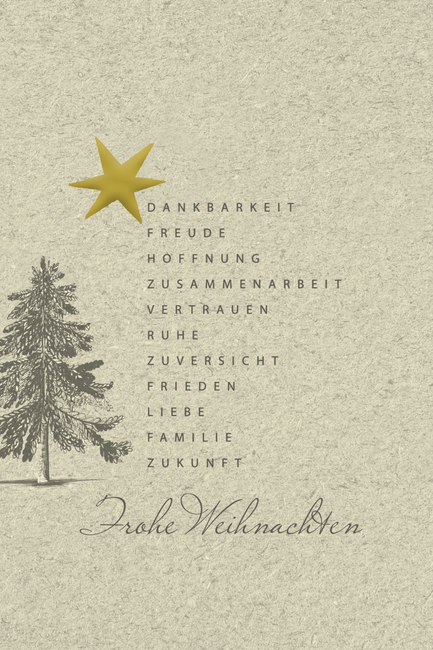 Weihnachtskarte - FW 18435